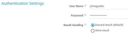 Authentication Settings Authentication Settings